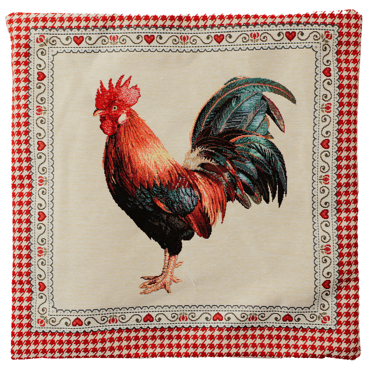 Milano Zone állatmintás gobelin díszpárnahuzat, 43 × 43 cm – ANIM-4343-217