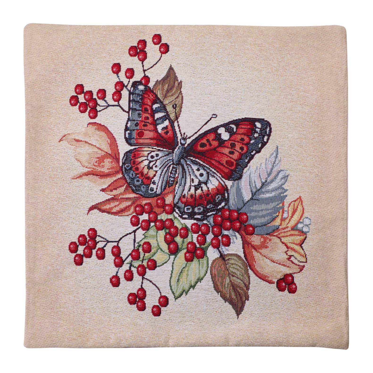 Milano Zone Floral Gobelin Cushion 43 x 43 cm - FLOW-4343-001