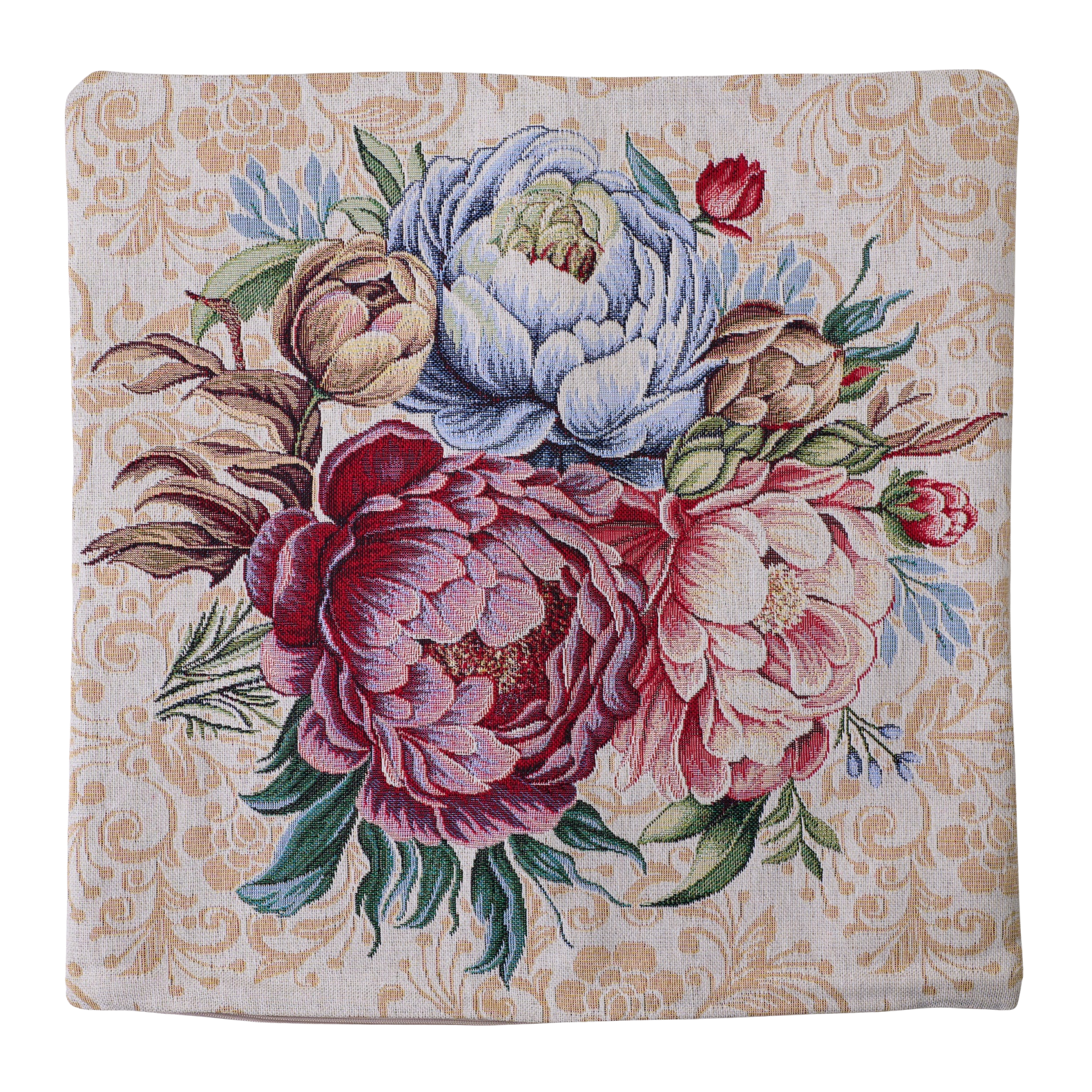 Milano Zone Floral Gobelin Cushion 43 x 43 cm - FLOW-4343-007
