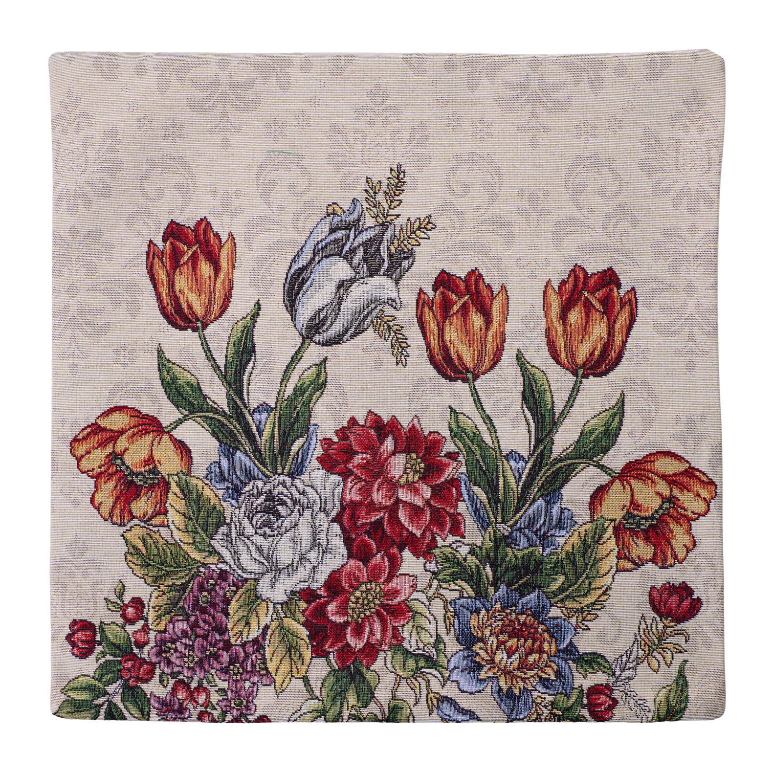 Milano Zone Floral Gobelin Cushion 43 x 43 cm - FLOW-4343-024