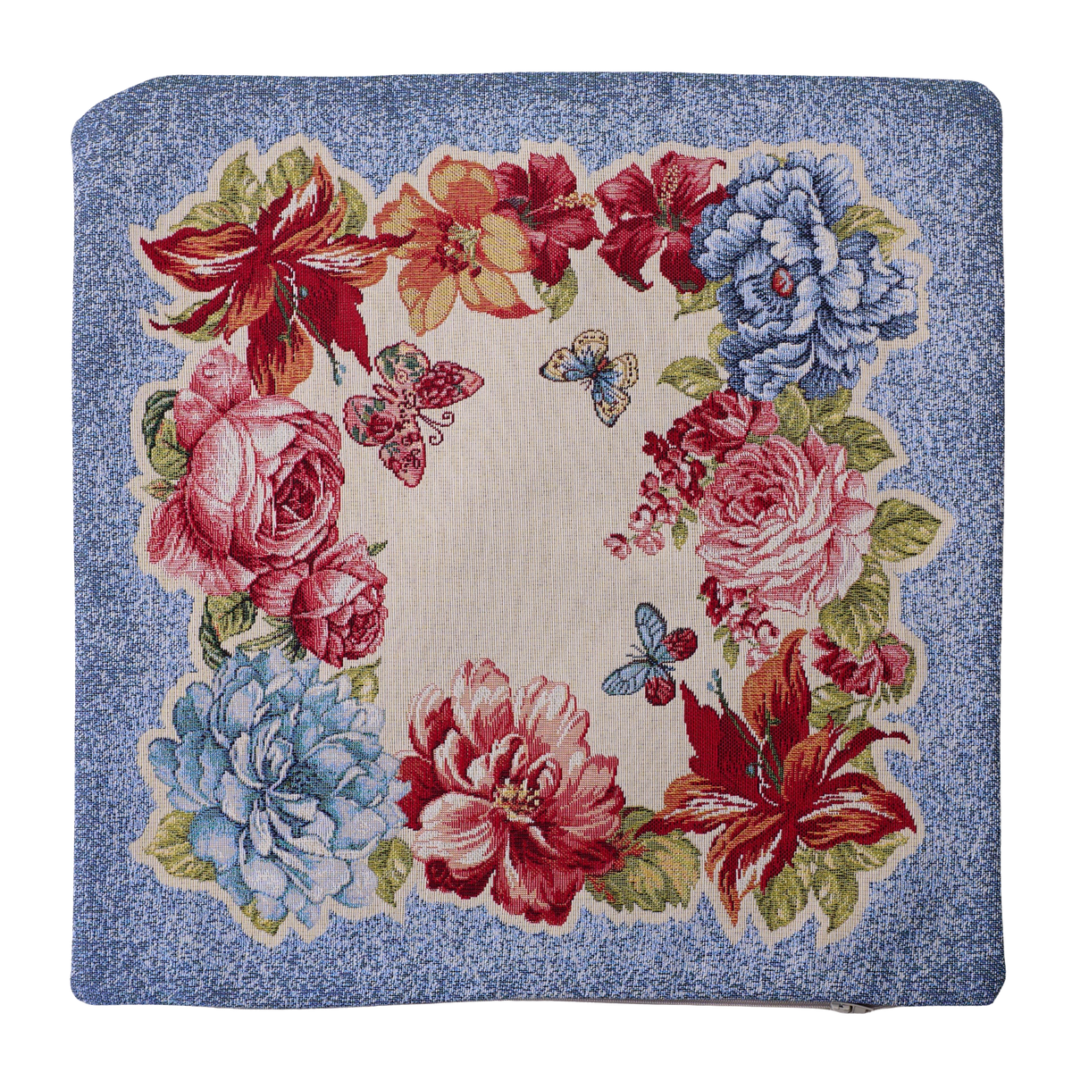 Milano Zone Floral Gobelin Cushion 43 x 43 cm - FLOW-4343-032