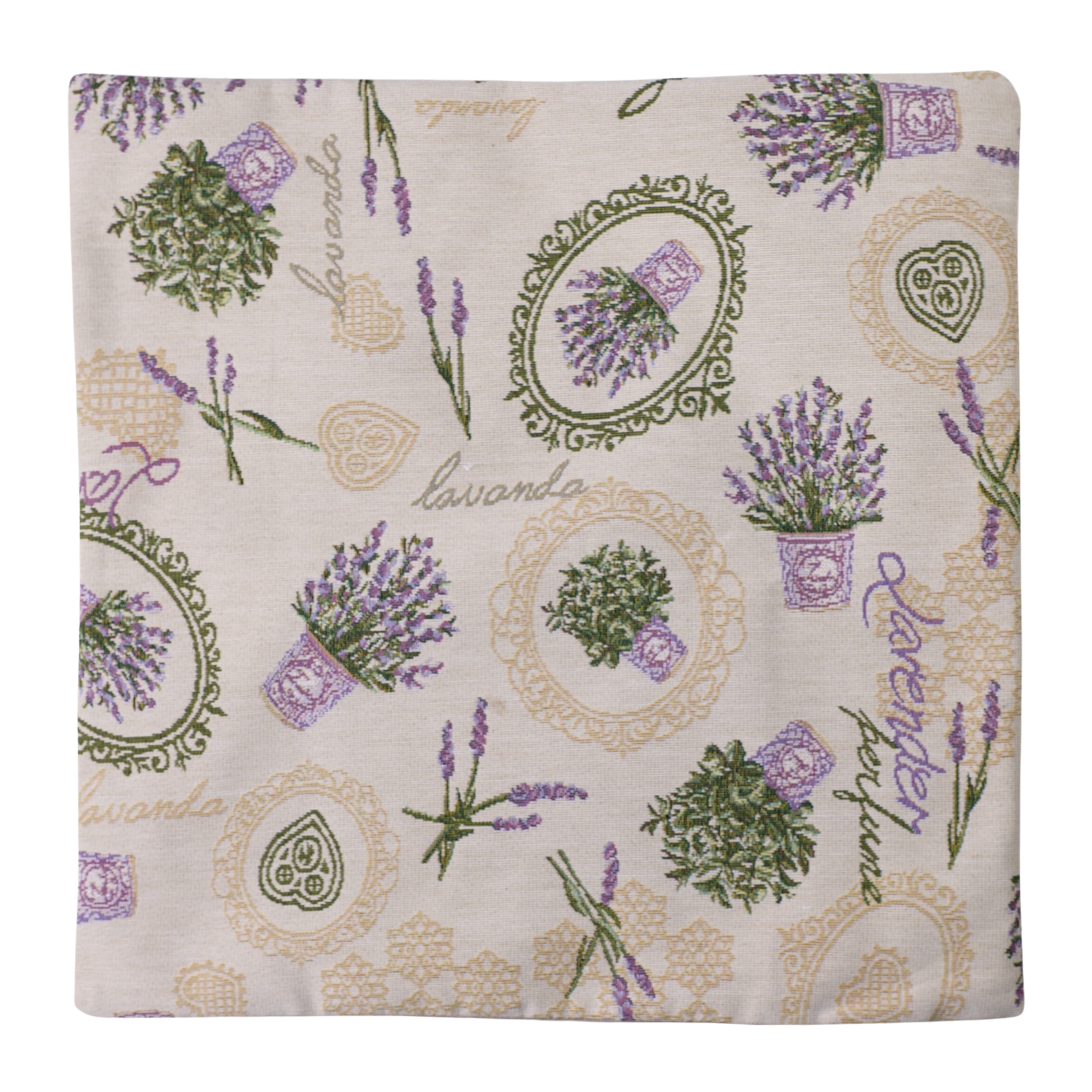 Milano Zone Floral Gobelin Cushion 43 x 43 cm - FLOW-4343-040