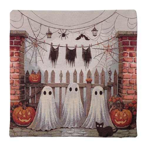 Milano Zone halloweeni gobelin díszpárnahuzat, 43 × 43 cm
