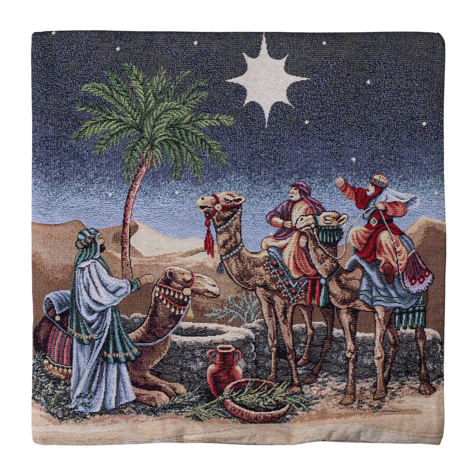 Milano Zone Nativity Gobelin Cushion 43 x 43 cm - TALE-4343-037