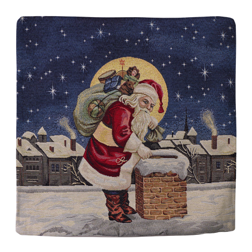Milano Zone karácsonyi gobelin díszpárnahuzat, 43 × 43 cm