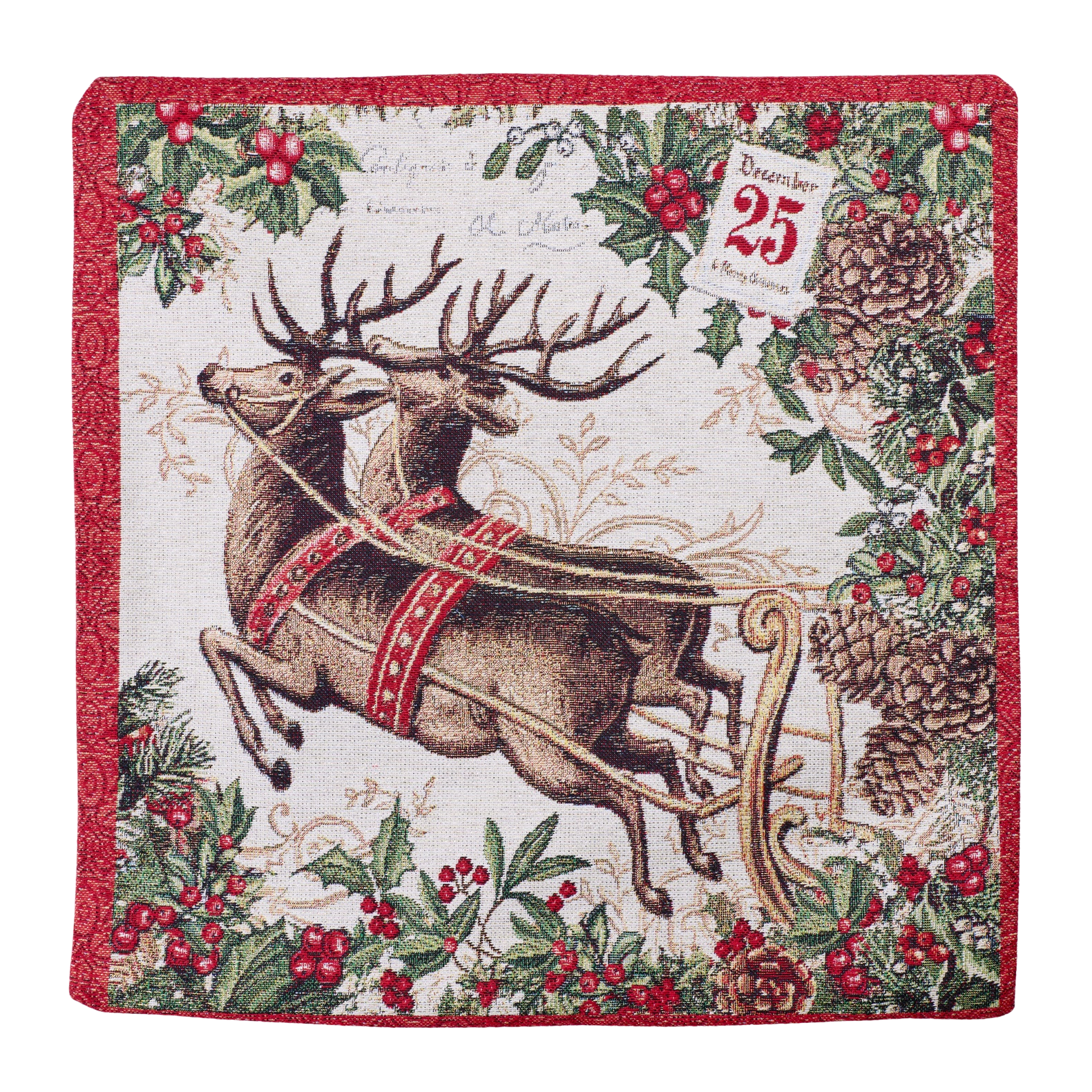 Milano Zone Christmas Gobelin Cushion 43 x 43 cm - XMAS-4343-S043