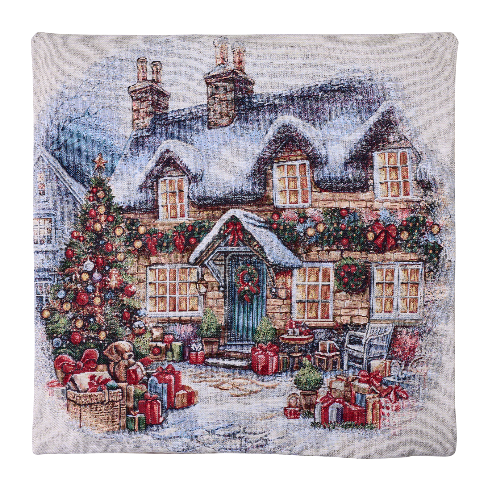 Milano Zone Christmas Gobelin Cushion 43 x 43 cm - XMAS-4343-S080