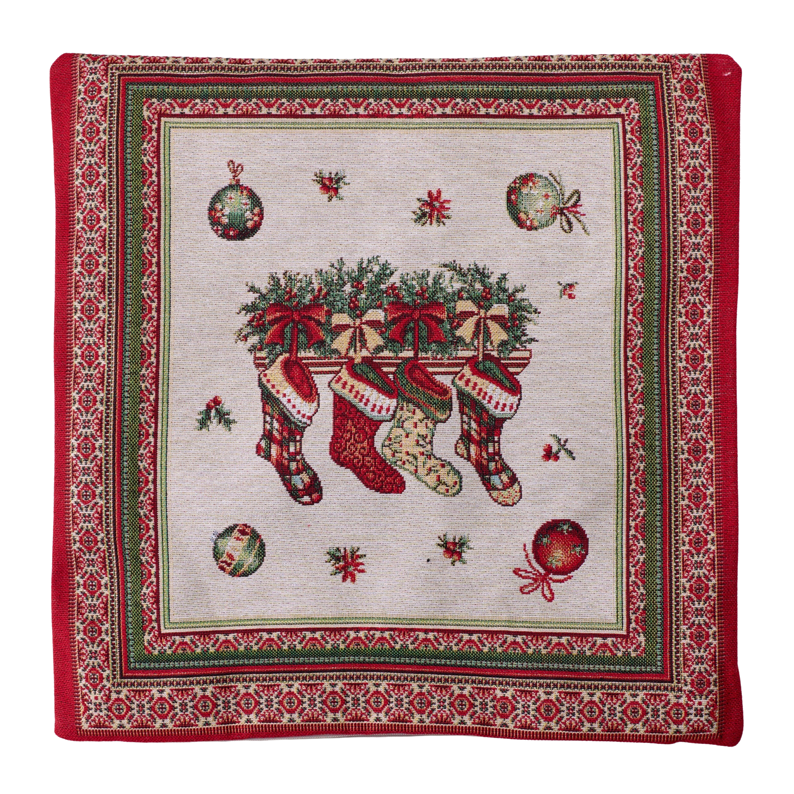 Milano Zone Christmas Gobelin Cushion 43 x 43 cm - XMAS-4343-S129