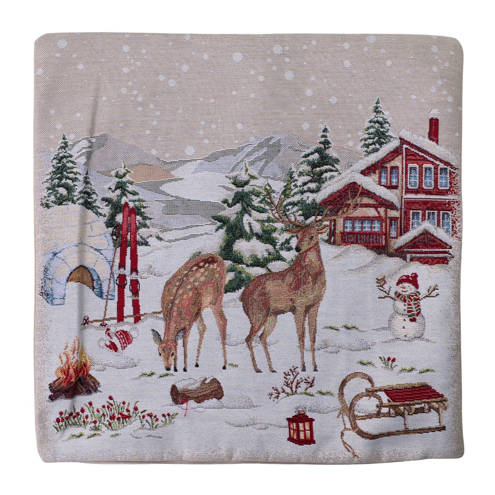 Milano Zone Christmas Gobelin Cushion 43 x 43 cm - XMAS-4343-S205