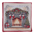 Milano Zone karácsonyi gobelin díszpárnahuzat, 43 × 43 cm – XMAS-4343-S245