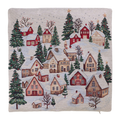 Milano Zone karácsonyi gobelin díszpárnahuzat, 43 × 43 cm – XMAS-4343-S246