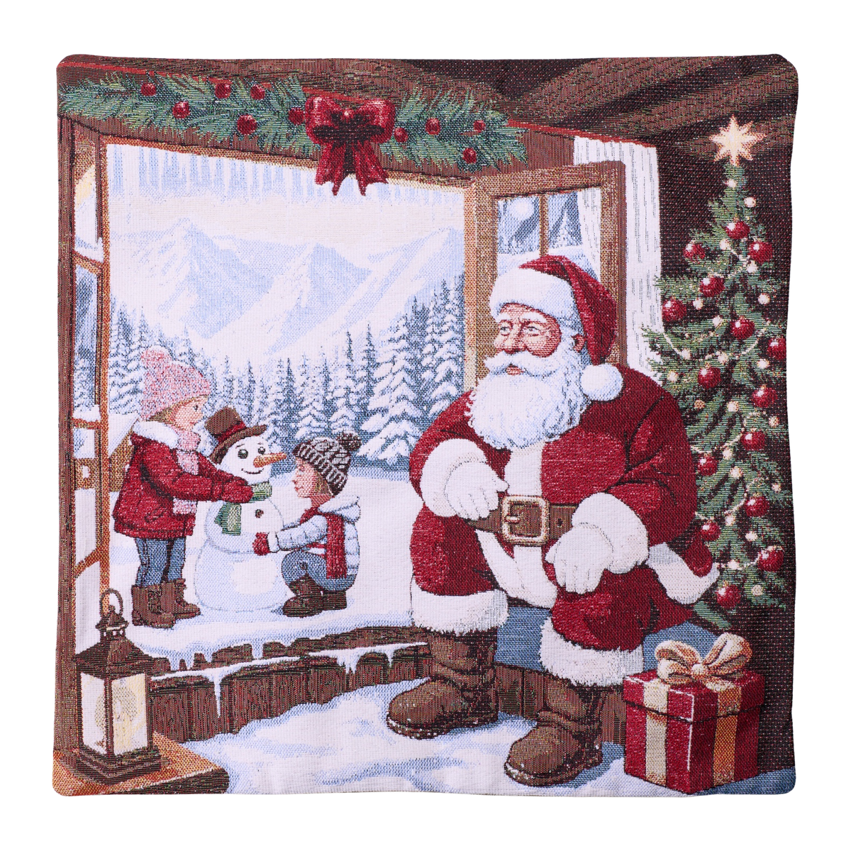 Milano Zone Christmas Gobelin Cushion 43 x 43 cm - XMAS-4343-S26002