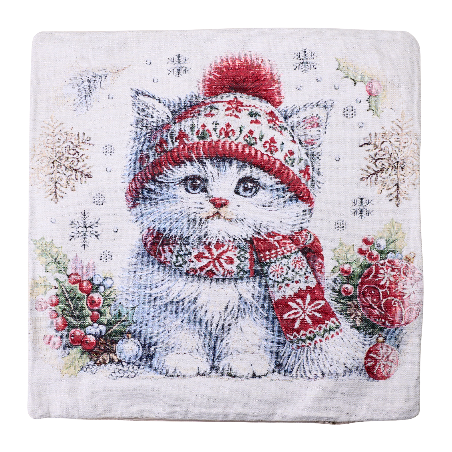 Milano Zone Christmas Gobelin Cushion 43 x 43 cm - XMAS-4343-S26004