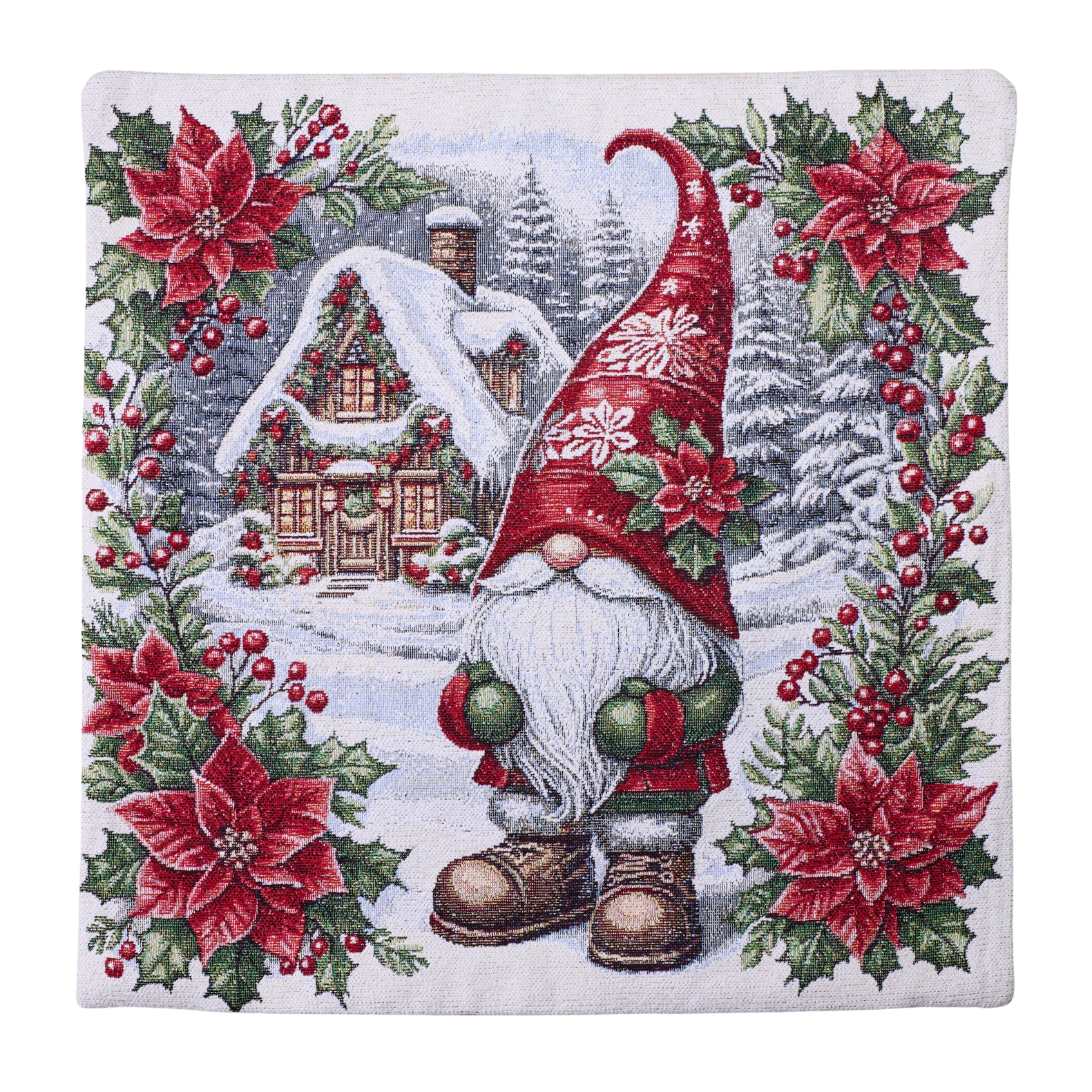 Milano Zone Christmas Gobelin Cushion 43 x 43 cm - XMAS-4343-S26014