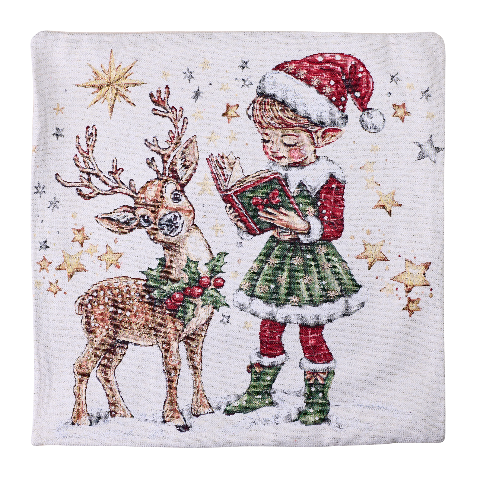 Milano Zone Christmas Gobelin Cushion 43 x 43 cm - XMAS-4343-S26018